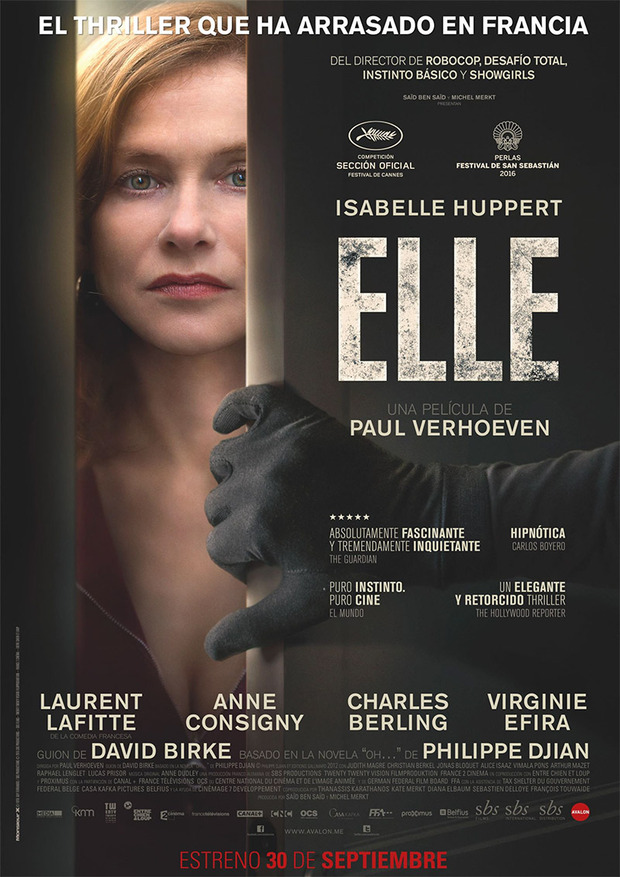 Tráiler de Elle, dirgida por Paul Verhoeven