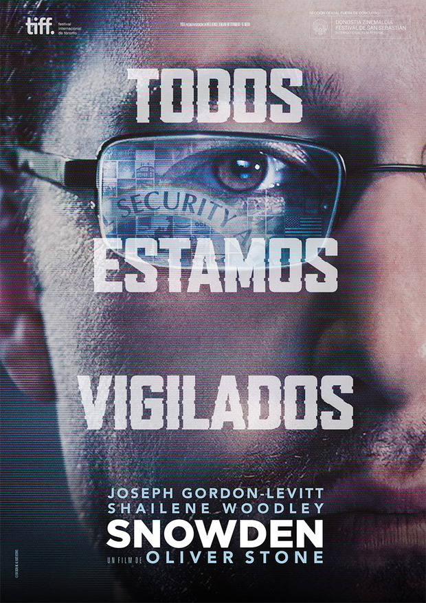 Tráiler en castellano de Snowden, dirigida por Oliver Stone 