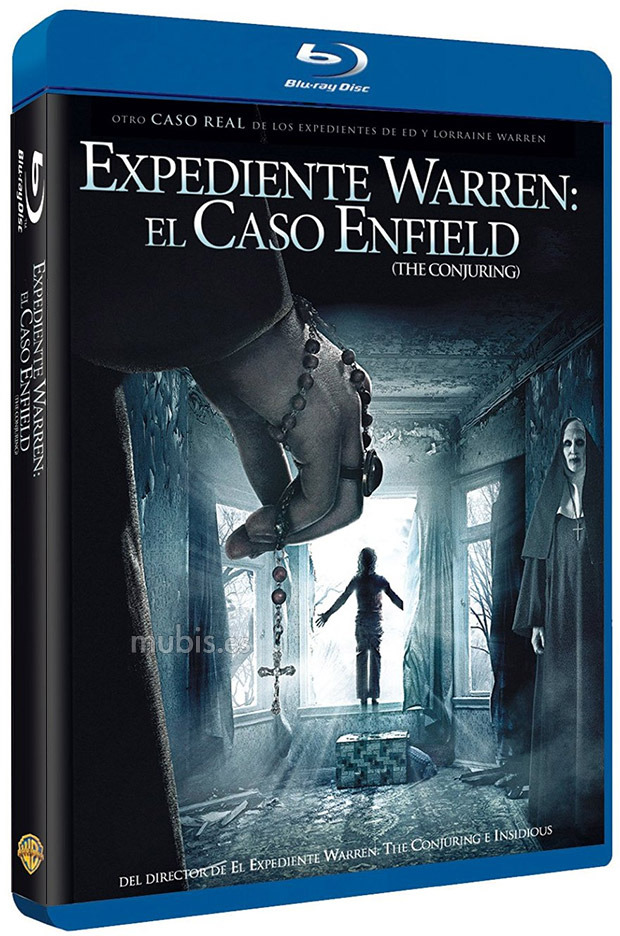 Diseño de la carátula de Expediente Warren: El Caso Enfield (The Conjuring) en Blu-ray 1