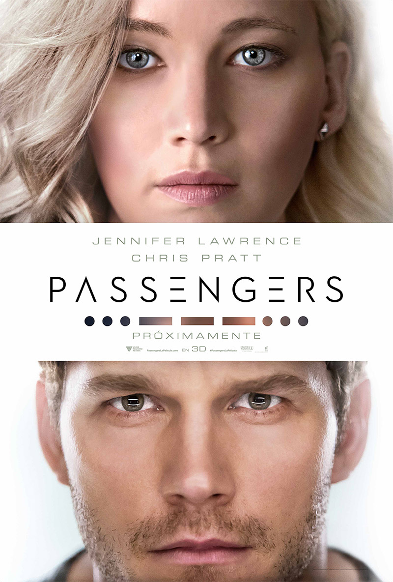 Tráiler y póster de Passengers, con Jennifer Lawrence y Chris Pratt