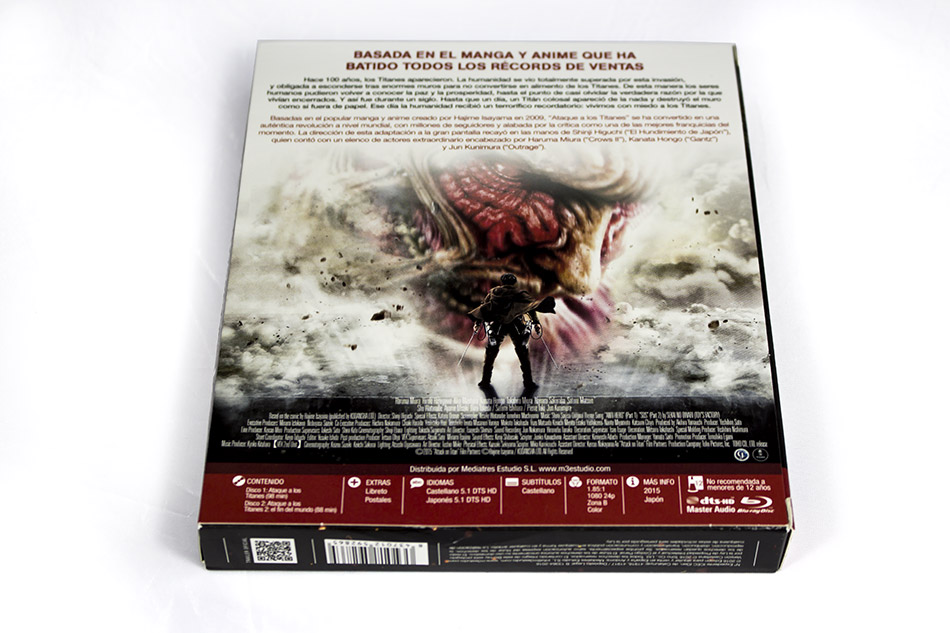 Fotografías del pack Ataque a los Titanes: Partes 1 y 2 en Blu-ray 6