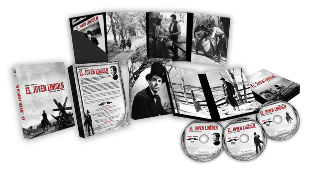 Carátula de la edición limitada de El Joven Lincoln en Blu-ray [actualizado]