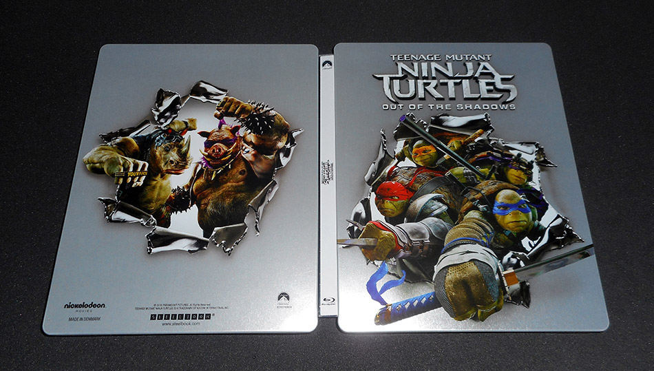 Fotografías del Steelbook de Ninja Turtles: Fuera de las Sombras en Blu-ray 7