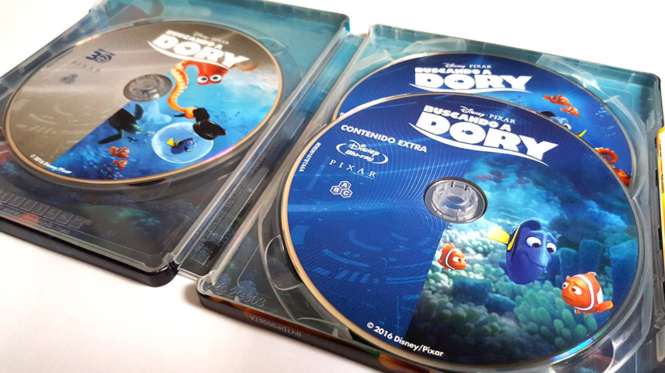 Fotografías del Steelbook de Buscando a Dory en Blu-ray 3D y 2D 18
