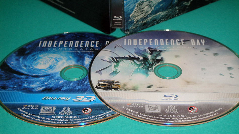 Fotografías del Steelbook de Independence Day: Contraataque en Blu-ray 3D y 2D 16