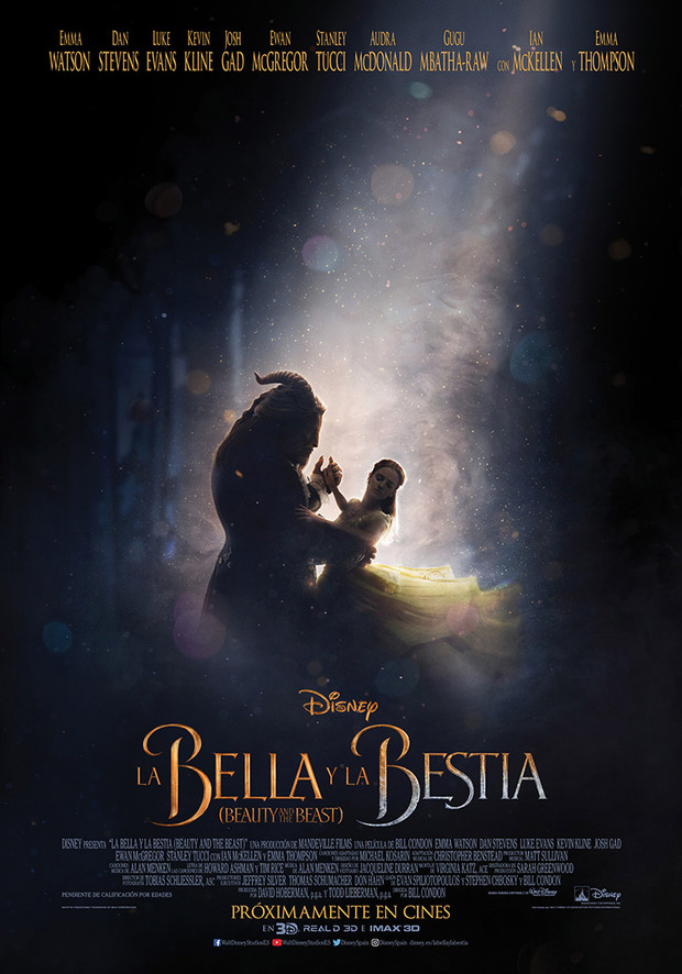 Nuevo póster de La Bella y la Bestia para España 1