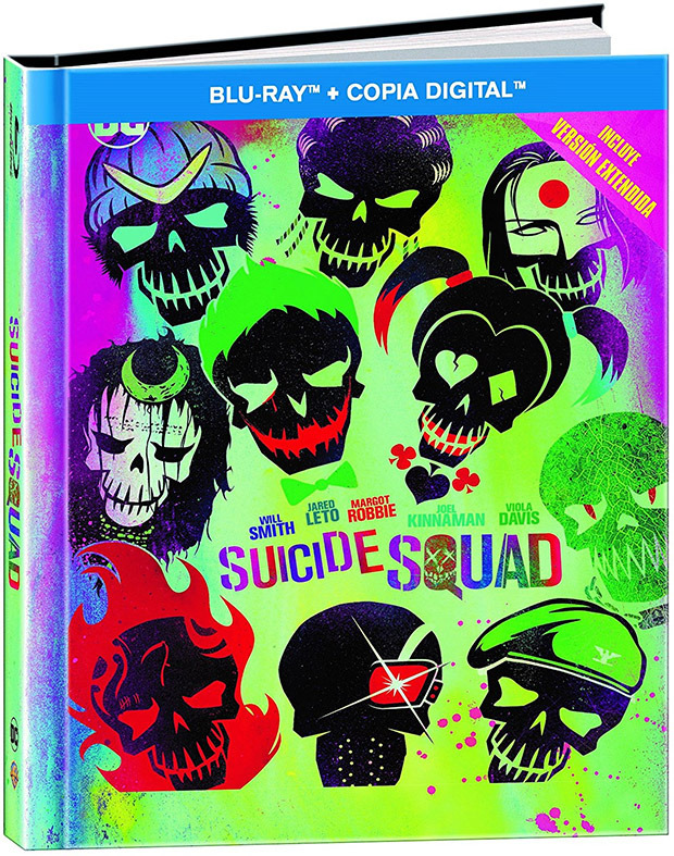 Desvelada la carátula del Blu-ray de Escuadrón Suicida (Versión Extendida) - Edición Libro 1