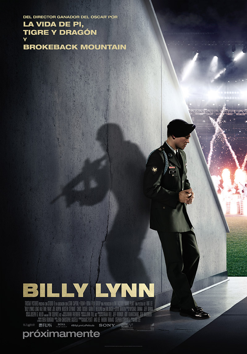Primer tráiler de Billy Lynn, dirigida por Ang Lee