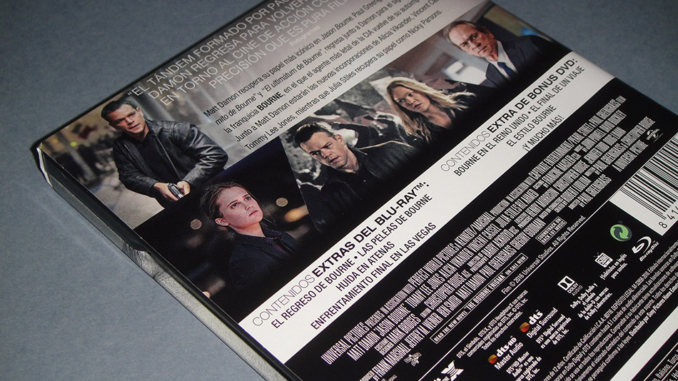 Fotografías del Steelbook de Jason Bourne en Blu-ray (Fnac) 3