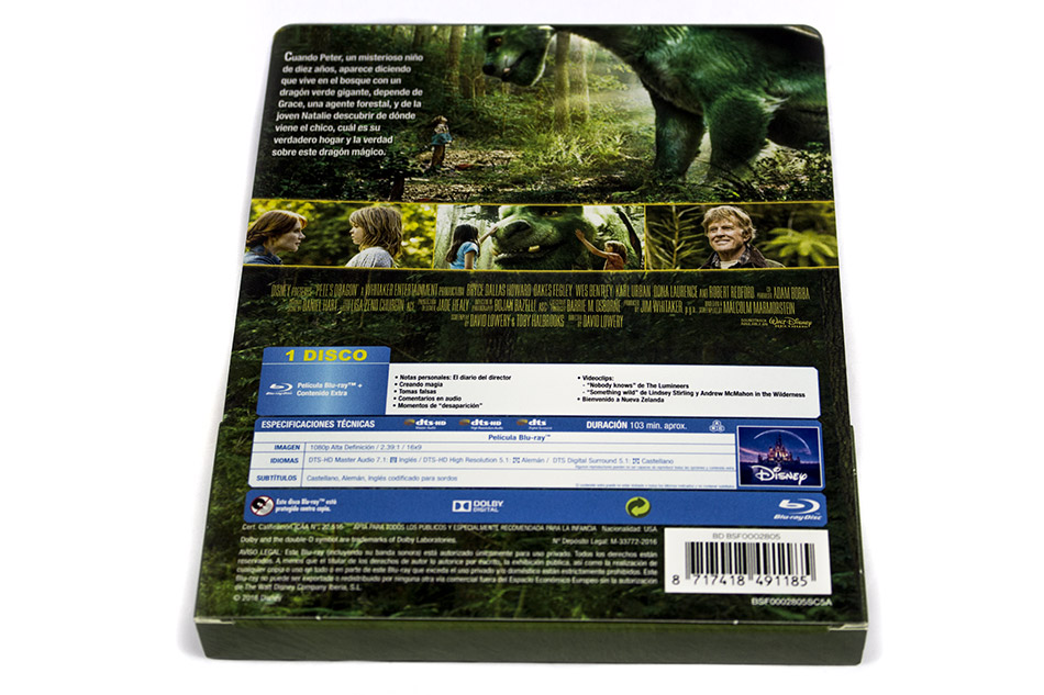 Fotografías del Steelbook de Peter y el Dragón en Blu-ray 5