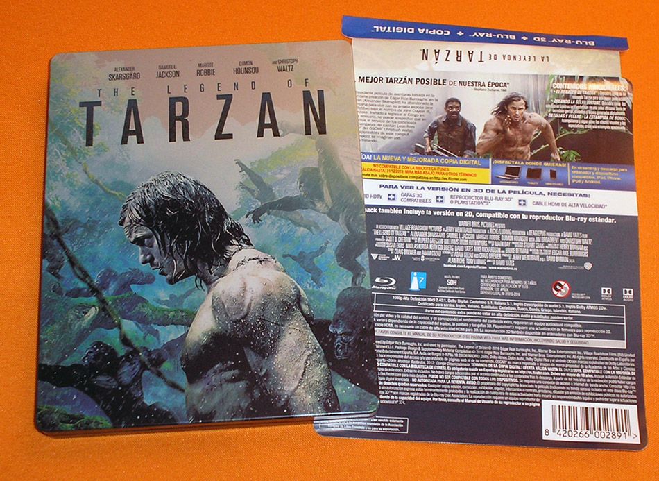 Fotografías del Steelbook de La Leyenda de Tarzán en Blu-ray (ECI) 3