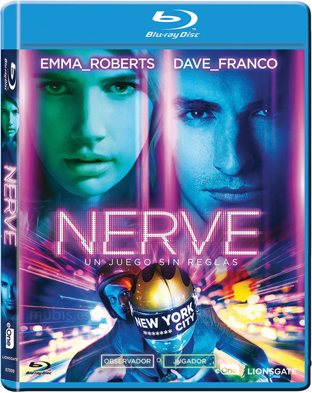 Datos de Nerve, Un Juego sin Reglas en Blu-ray 1