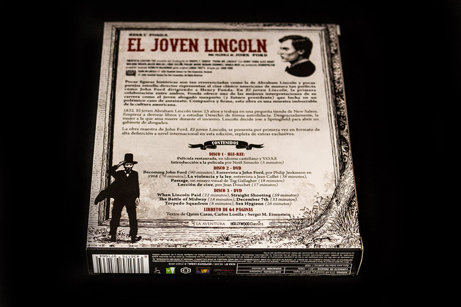 Fotografías de la edición limitada de El Joven Lincoln en Blu-ray 5