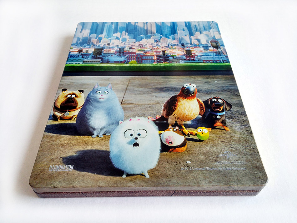Fotografías del Steelbook exclusivo de Mascotas en Blu-ray 6