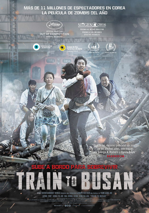 Salas de Cine en las que se podrá ver Train to Busan