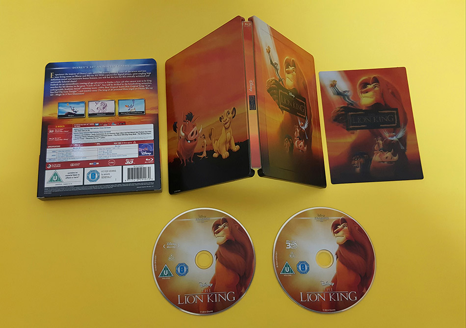 Fotografías del Steelbook de El Rey León en Blu-ray 3D y 2D (Zavvi) 24