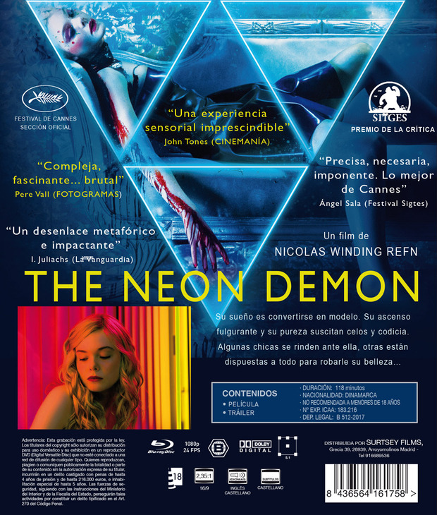 Contenidos extra del Blu-ray de The Neon Demon 4