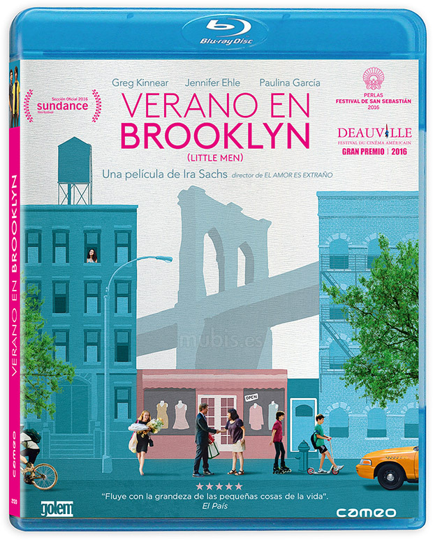 Diseño de la carátula de Verano en Brooklyn en Blu-ray 1