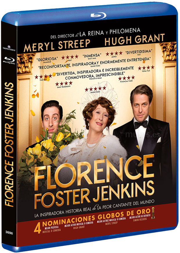 Datos de Florence Foster Jenkins en Blu-ray 1