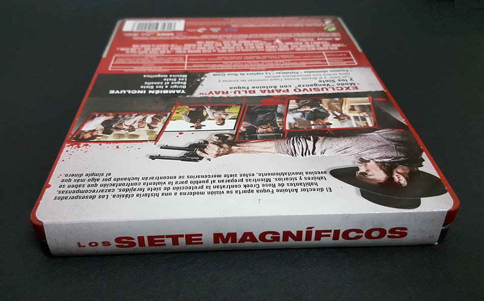 Fotografías del Steelbook de Los Siete Magníficos en Blu-ray 5