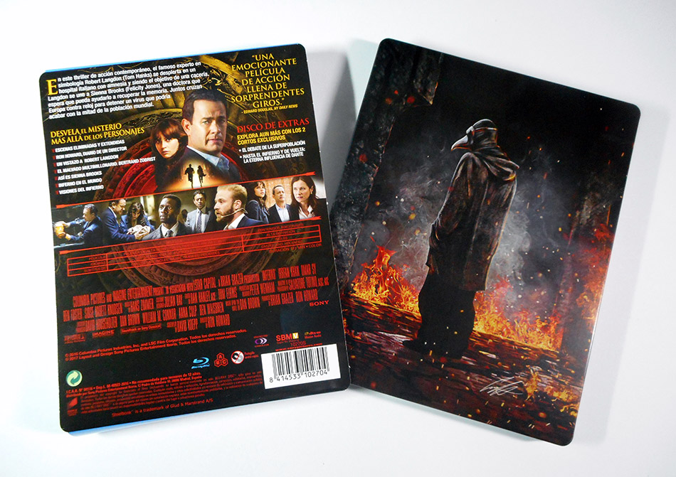 Fotografías del Steelbook de Inferno en Blu-ray 6