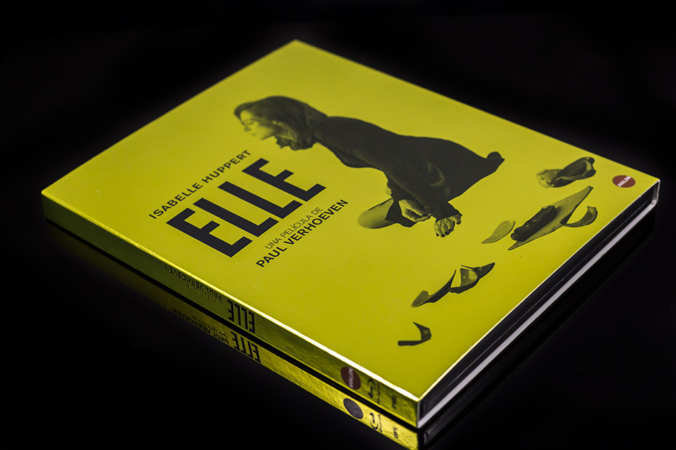 Fotografías del Blu-ray con funda y caja negra de Elle 1