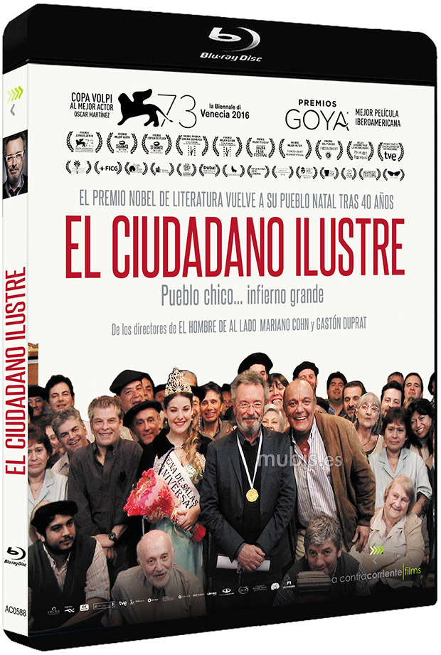 Carátula completa del Blu-ray de El Ciudadano Ilustre 1
