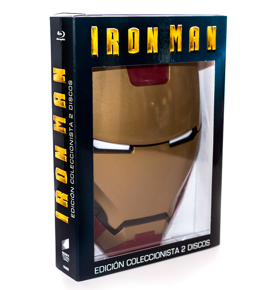 Fotografías de la edición máscara de Iron Man en Blu-ray 1