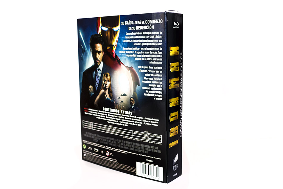 Fotografías de la edición máscara de Iron Man en Blu-ray 4