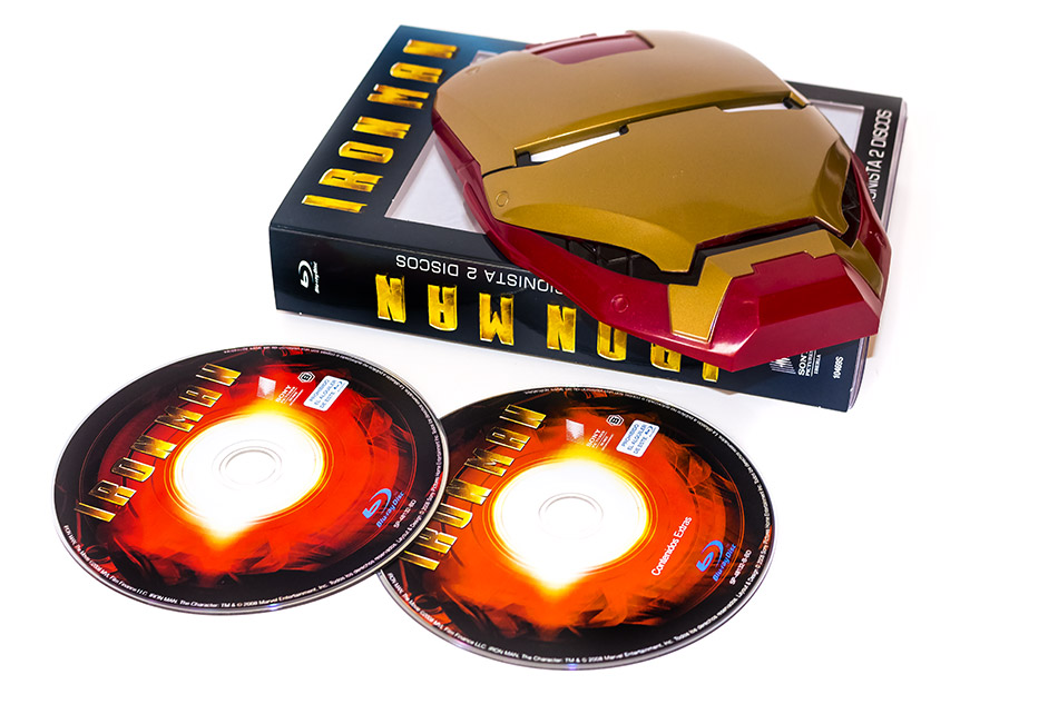 Fotografías de la edición máscara de Iron Man en Blu-ray 14