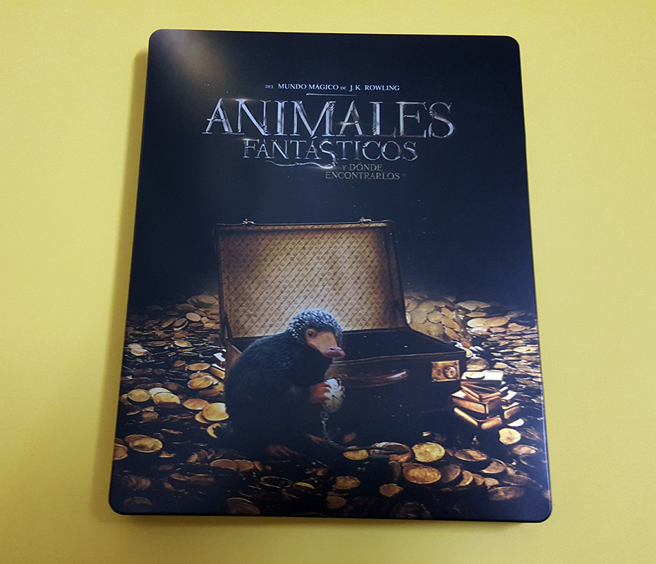 Fotografías del Steelbook de Animales Fantásticos y Dónde Encontrarlos en Blu-ray 6