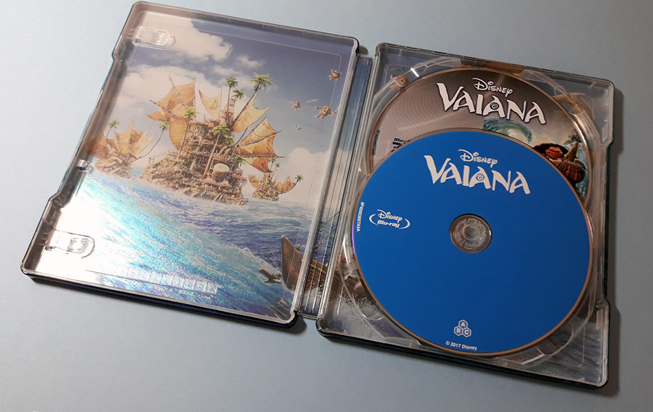 Fotografías del Steelbook de Vaiana en Blu-ray 3D y 2D 9