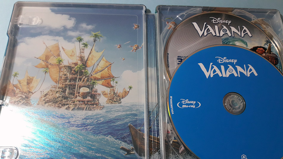 Fotografías del Steelbook de Vaiana en Blu-ray 3D y 2D 10