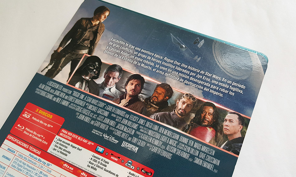Fotografías del Steelbook de Rogue One: Una Historia de Star Wars en Blu-ray 5