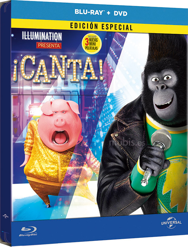 Detalles del Blu-ray de ¡Canta! - Edición Metálica 1