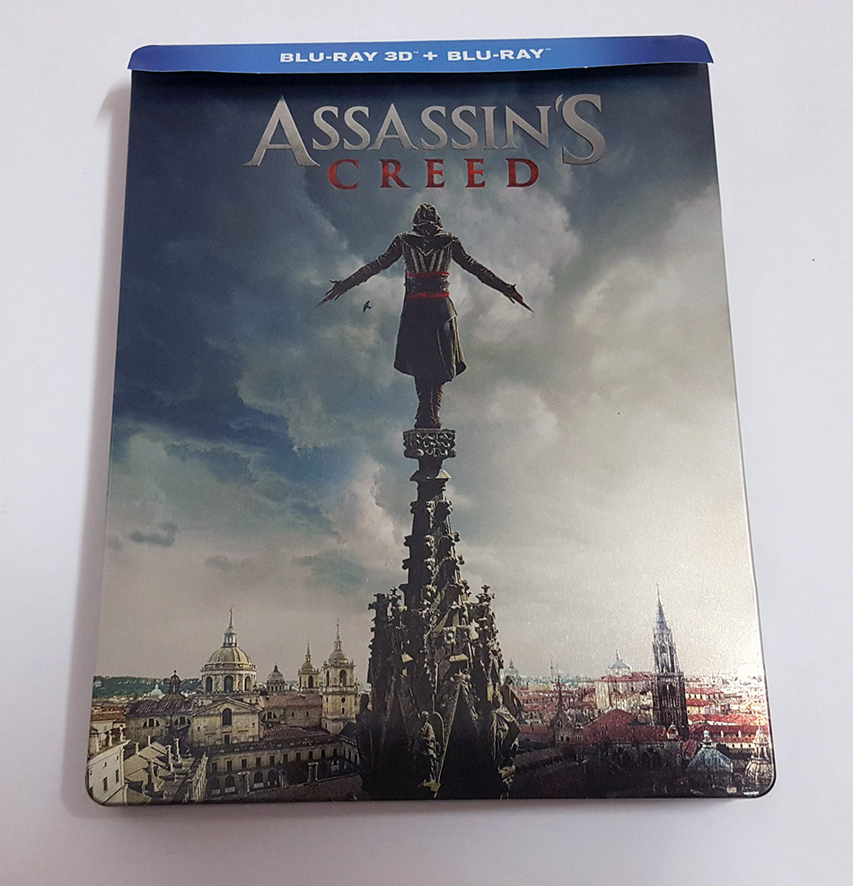 Fotografías del Steelbook de Assassin's Creed en Blu-ray 3D y 2D 1
