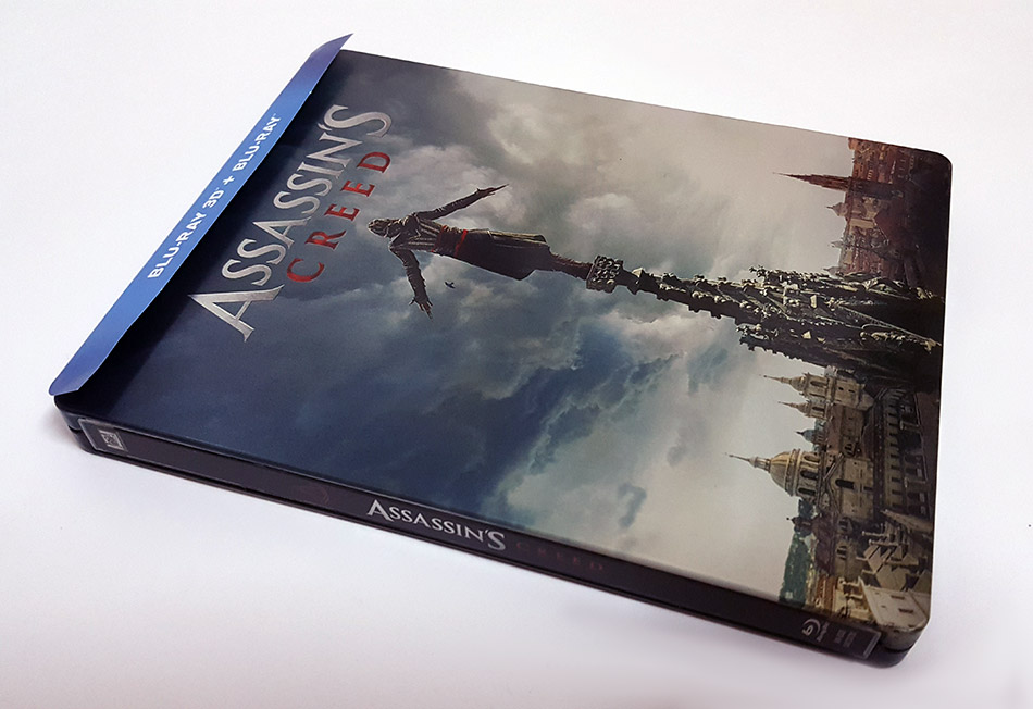 Fotografías del Steelbook de Assassin's Creed en Blu-ray 3D y 2D 2