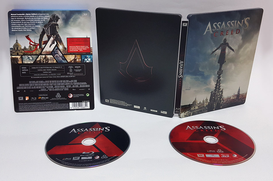 Fotografías del Steelbook de Assassin's Creed en Blu-ray 3D y 2D 19