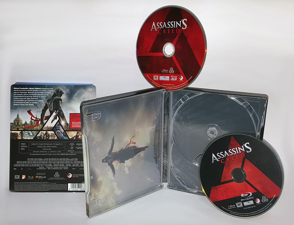 Fotografías del Steelbook de Assassin's Creed en Blu-ray 3D y 2D 20