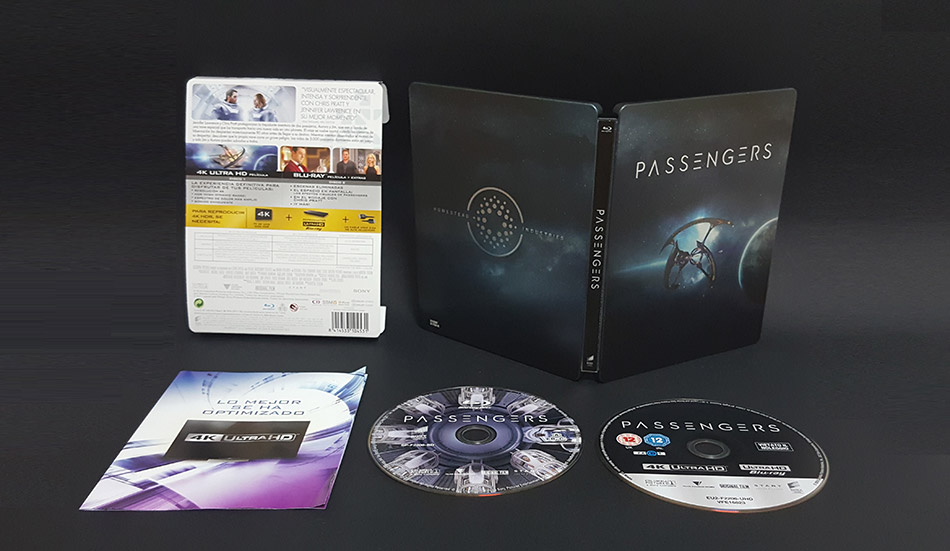 Fotografías del Steelbook de Passengers en 4K Ultra HD Blu-ray 1
