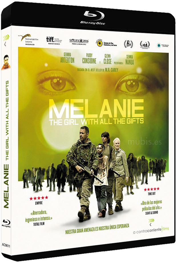 Datos de Melanie. The Girl with all the Gifts en Blu-ray 1