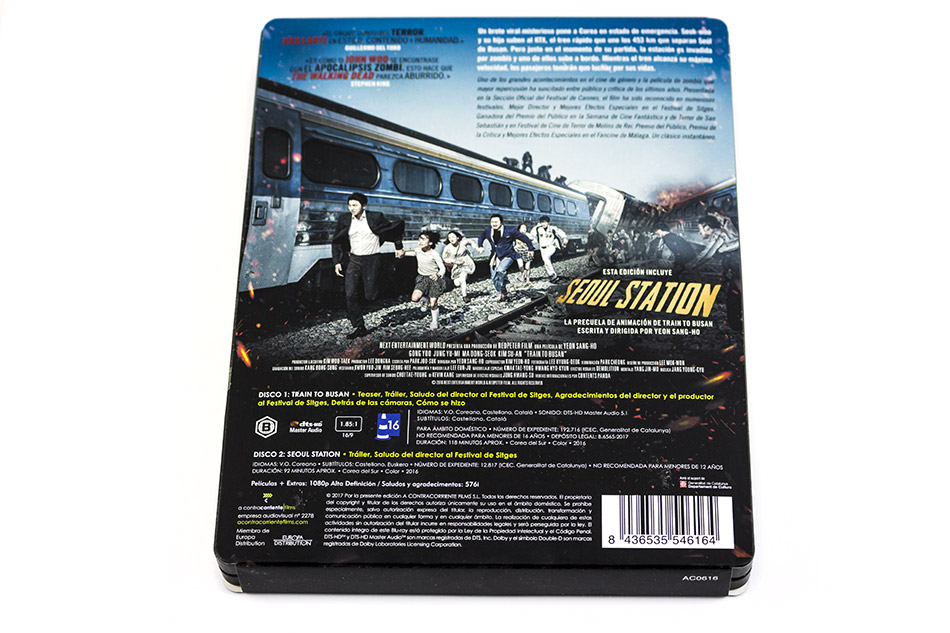 Fotografías del Steelbook de Train to Busan en Blu-ray 7