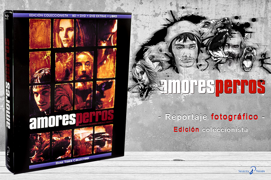 Fotografías de la edición coleccionista de Amores Perros en Blu-ray 1