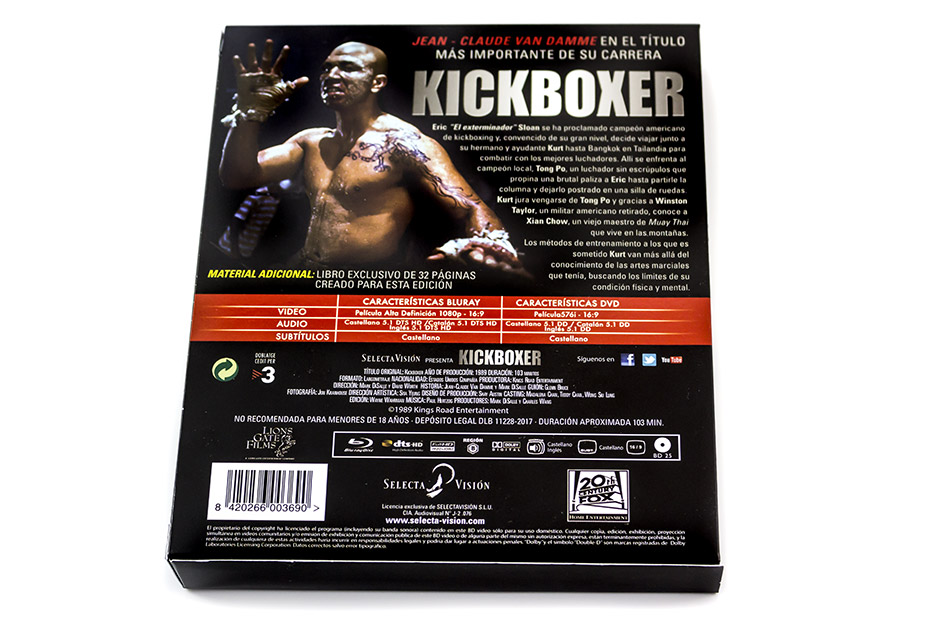 Fotografías de la edición coleccionista de Kickboxer en Blu-ray 7