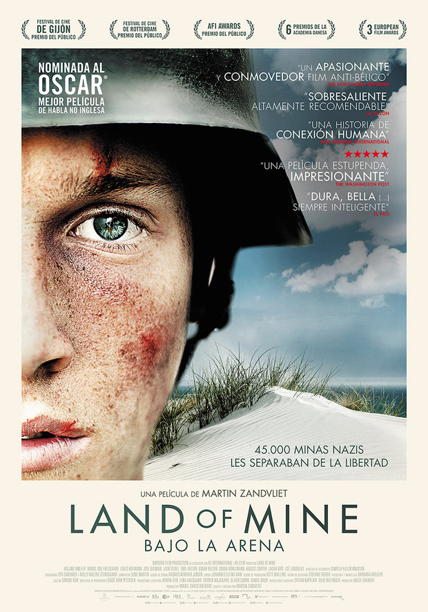 Primeros detalles del Blu-ray de Land of Mine. Bajo la Arena 1