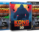 Carátulas de Kong: La Isla Calavera en Blu-ray, 3D, Steelbook y UHD 4K