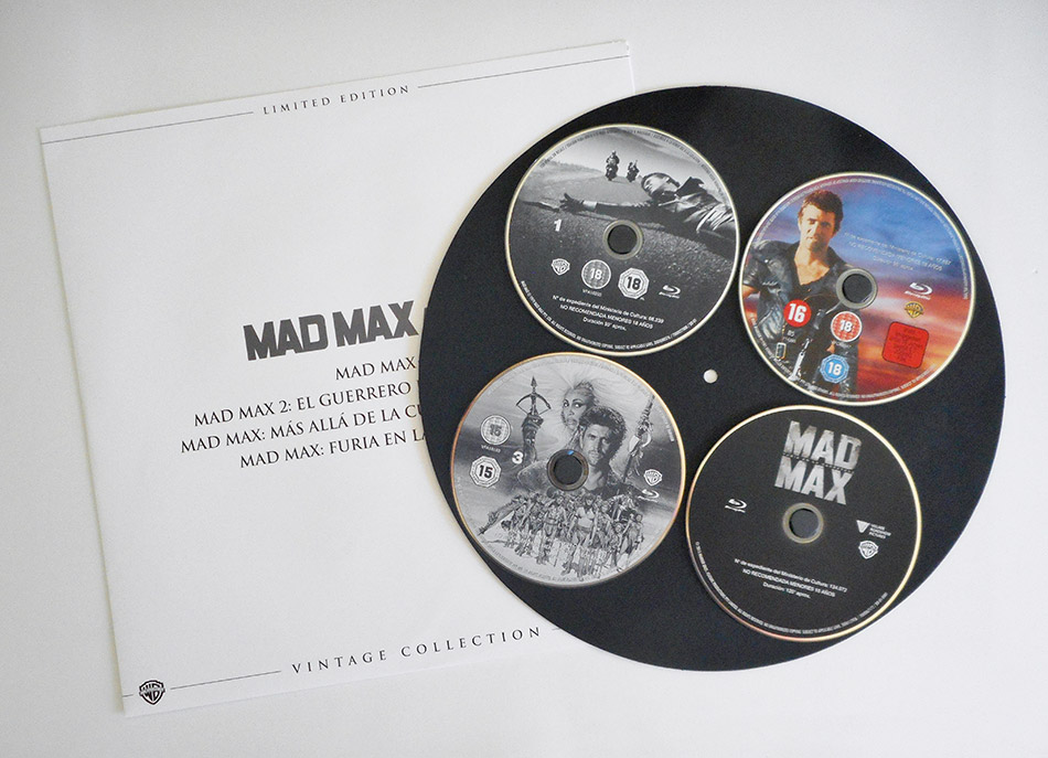 Fotografías del Vinilo con la colección Mad Max en Blu-ray 5