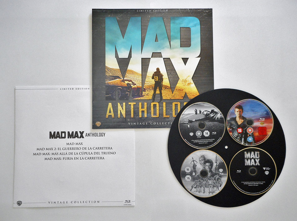 Fotografías del Vinilo con la colección Mad Max en Blu-ray 7