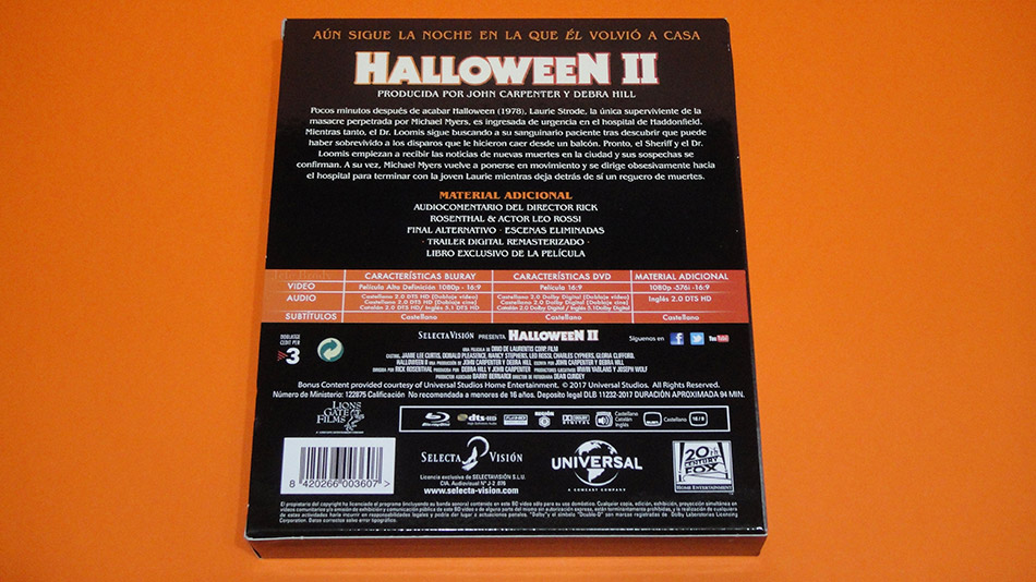 Fotografías de la edición coleccionista de Halloween II en Blu-ray 3