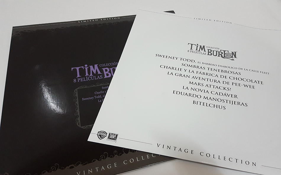 Fotografías del Vinilo con la colección de Tim Burton en Blu-ray 11